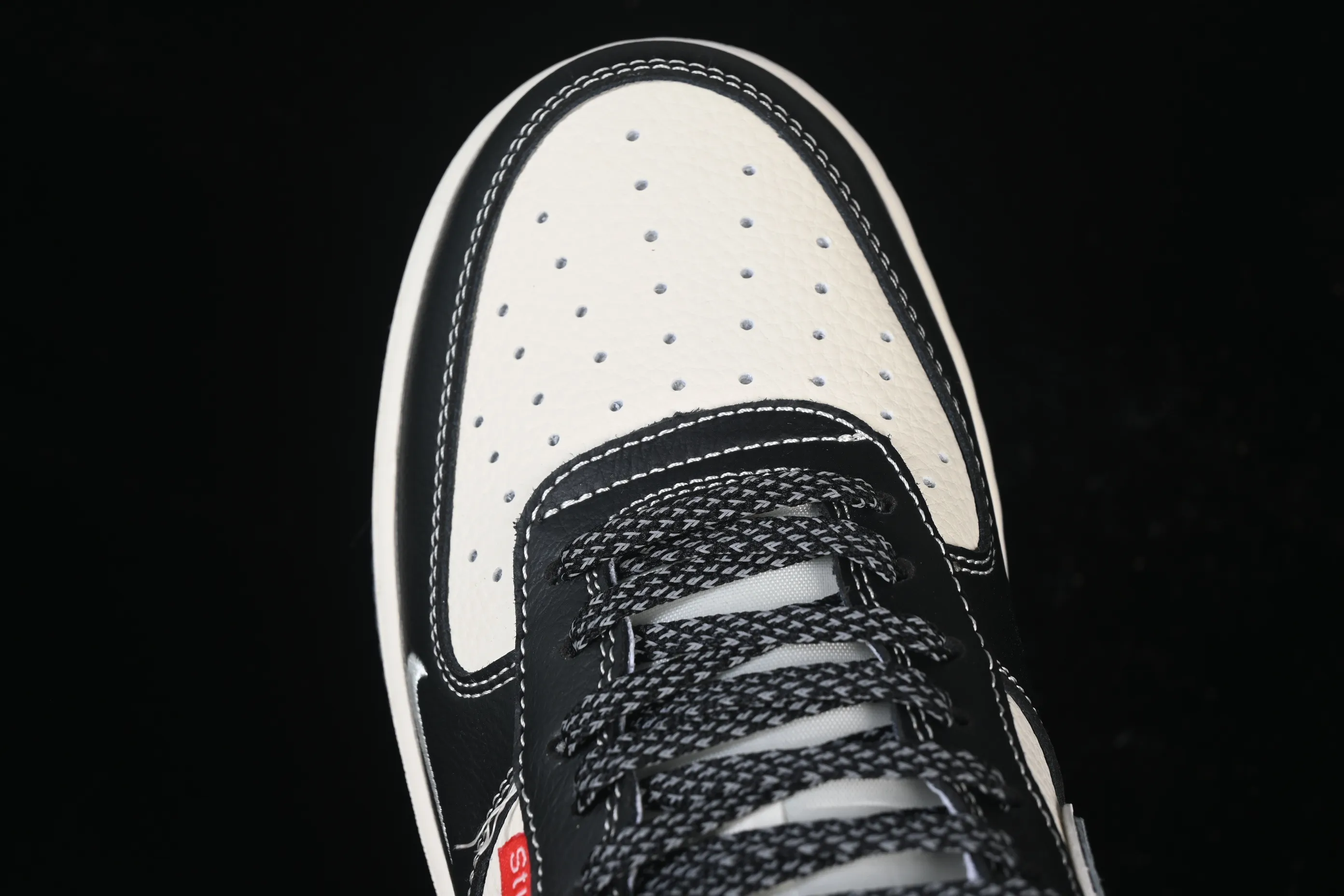 All categories Nk Air Force 1 Air Force series Nk Air Force 1 Low Air Force low-top Nike Air Force 1'07 Low Stusi co-branded beige gray black woven label Air Force 1 low-top casual sneakers DF0188-102